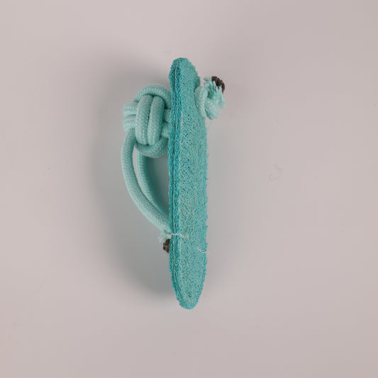 Bite-Resistant Interactive Catnip Slipper-Shaped Loofah Cat and Dog Toy