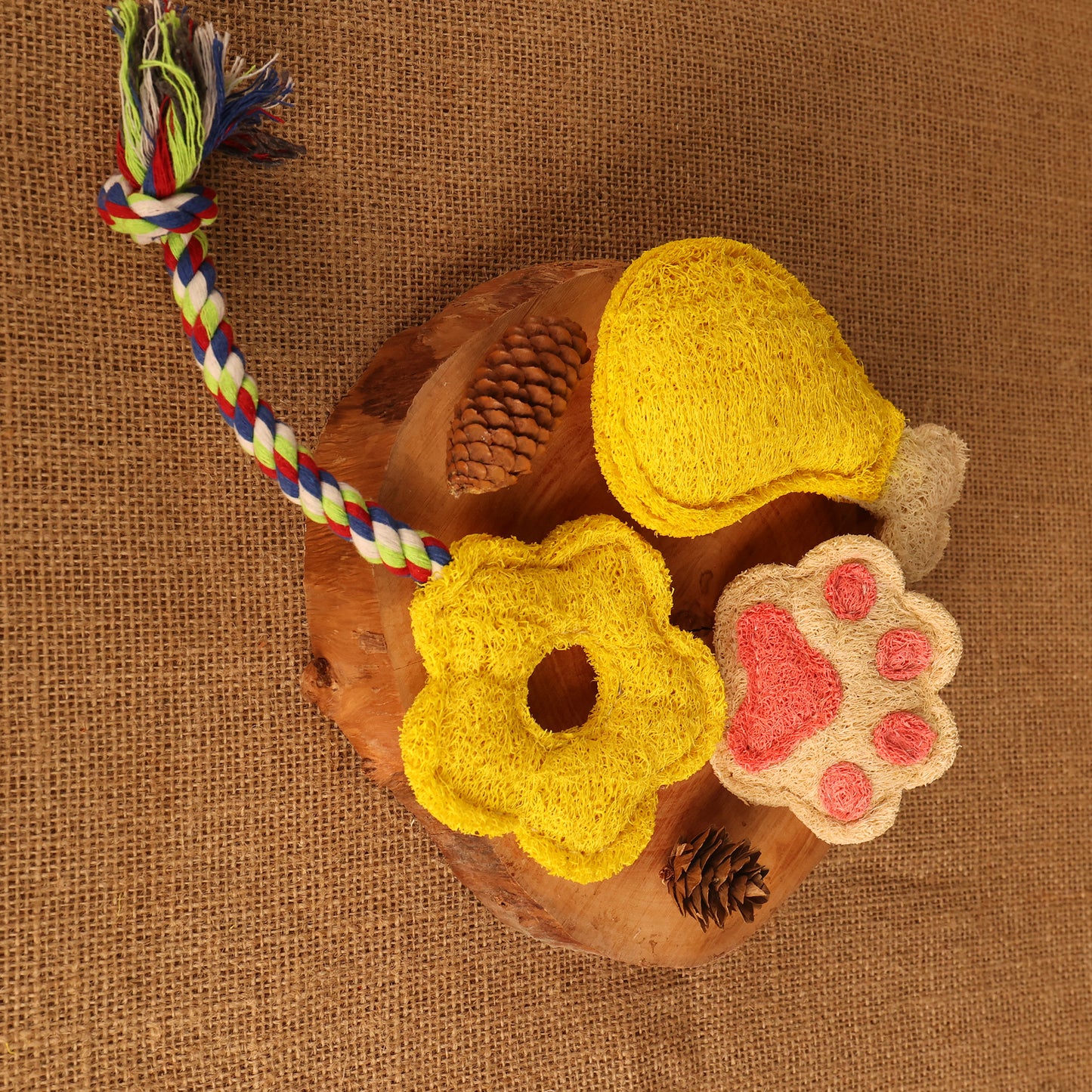 Natural Loofah Cat Toys-Eco-Friendly · Fun · Irresistible to Cats