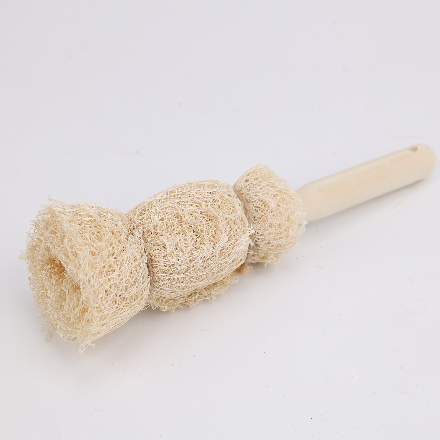 Natural Loofah Handle Brush·Eco-Friendly·Powerful Cleaning·Long-Lasting | Designed for Cup Cleaning | Zero-Waste Lifestyle Essential