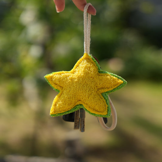 Natural Loofah Hanging Decor – Eco-Friendly & Stylish Home Accent