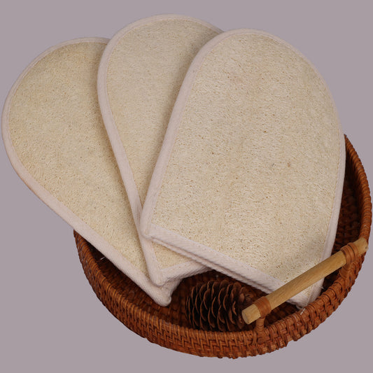Natural Exfoliation & Deep Cleansing – Loofah Glove Bath Scrub, Gentle on Skin