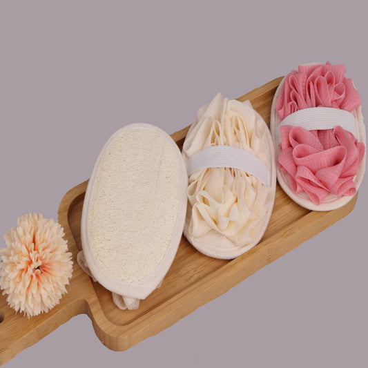 Natural Loofah Bath Sponge – Eco-Friendly Exfoliation & Rich Lather!