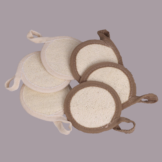 Natural Loofah Facial Sponge | Gentle Exfoliation · Deep Cleansing · Plant-Based Skincare