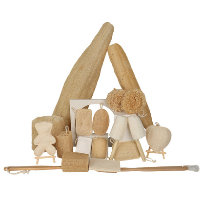 Loofah Kitchen Cleaning Gift Set — Naturally Pristine, Gently Caring/freeshipping