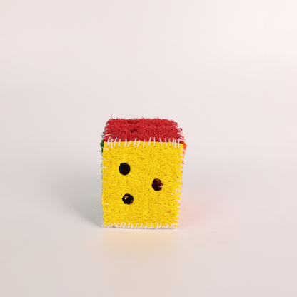 Bell Cube Dog Toy Cat Toy Natural Loofah Bite-Resistant