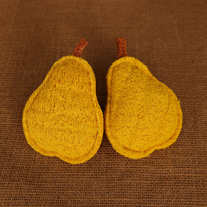 Natural Loofah Cat Toys - Fruit Series (Apple/Pear/Avocado)