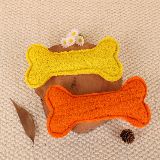 Natural Loofah Cat Toy-Eco-Friendly & Durable • Fun for Pets Toy One Set Two Color